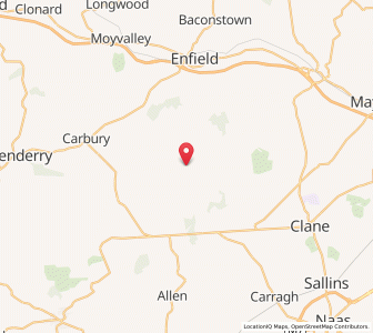 Map of Timahoe, LeinsterLeinster