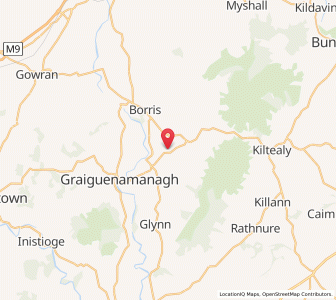 Map of Tinnacarrig, LeinsterLeinster