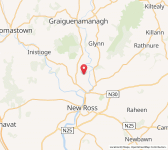 Map of Tinnascolly, LeinsterLeinster