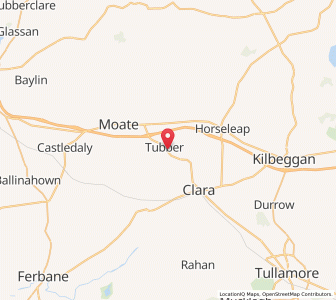 Map of Tober, LeinsterLeinster