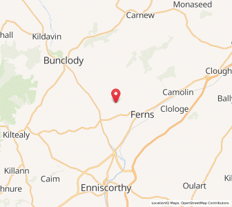 Map of Tombrack, LeinsterLeinster