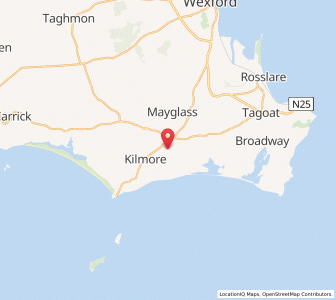 Map of Tomhaggard, LeinsterLeinster