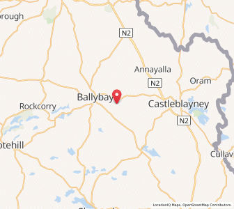 Map of Tonyglassan, UlsterUlster