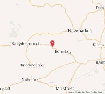 Map of Tooreenavuscaun, MunsterMunster