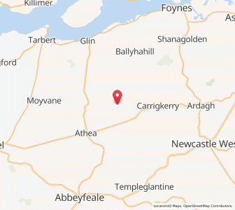 Map of Tooreendonnell, MunsterMunster