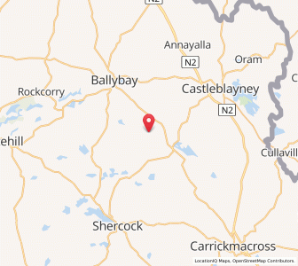 Map of Tossy, UlsterUlster