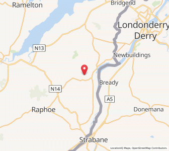 Map of Treantagh, UlsterUlster