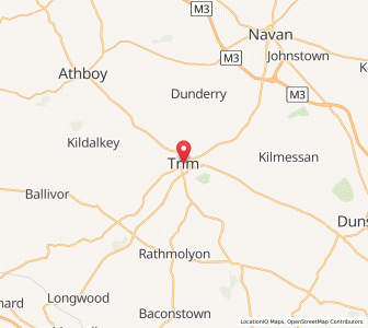 Map of Trim, LeinsterLeinster