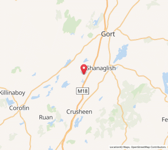 Map of Tubber, ConnaughtConnaught