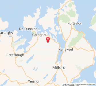 Map of Tullagh, UlsterUlster