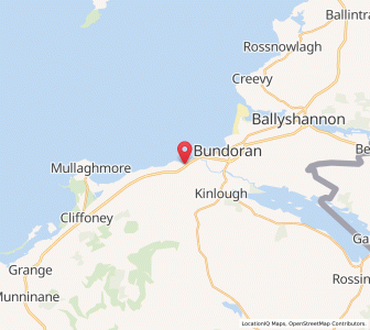 Map of Tullaghan, ConnaughtConnaught
