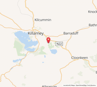 Map of Tullaha, MunsterMunster