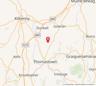 Map of Tullaherin, LeinsterLeinster