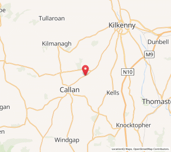 Map of Tullamaine, LeinsterLeinster