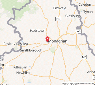 Map of Tullybryan, UlsterUlster