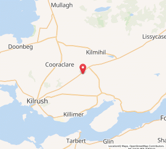 Map of Tullycreen Upper, MunsterMunster