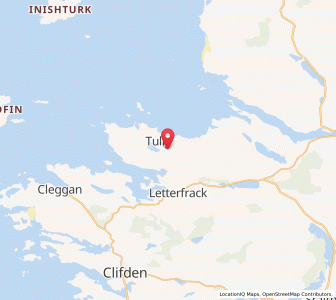 Map of Tullycross, ConnaughtConnaught