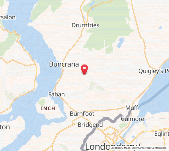 Map of Tullydush, UlsterUlster