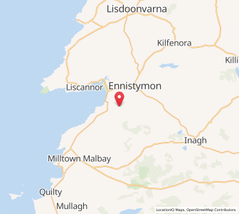 Map of Tullygarvan, MunsterMunster