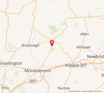 Map of Tullylost Cross Roads, LeinsterLeinster