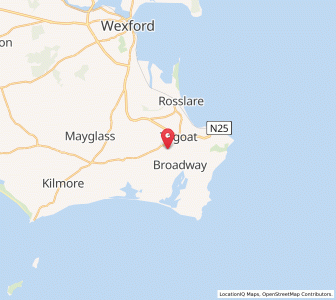 Map of Twelveacre Cross Roads, LeinsterLeinster