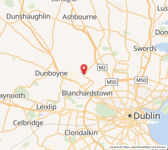 Map of Tyrrelstown, Leinster