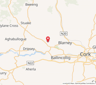 Map of Vicarstown Cross Roads, MunsterMunster