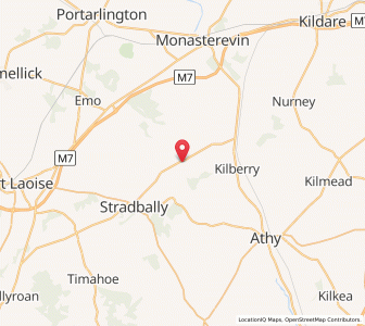 Map of Vicarstown, LeinsterLeinster