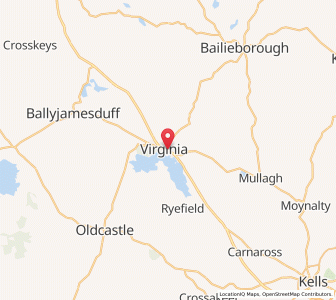 Map of Virginia, UlsterUlster