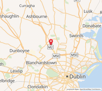Map of Ward, LeinsterLeinster