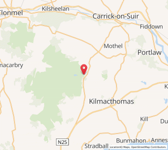 Map of Waterford, MunsterMunster