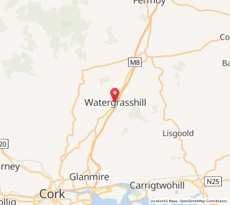 Map of Watergrasshill, MunsterMunster