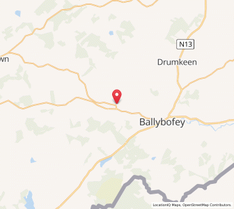 Map of Welchtown, UlsterUlster