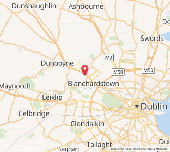 Map of Whitestown, LeinsterLeinster