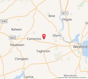 Map of Wilkinstown Cross Roads, LeinsterLeinster