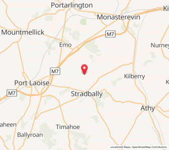 Map of Yellowpit Cross Roads, LeinsterLeinster
