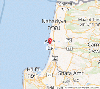 Map of Acre, Northern District