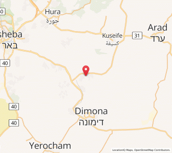 Map of ‘Ar‘ara BaNegev, Southern District