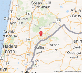 Map of ‘Ar‘ara, Haifa