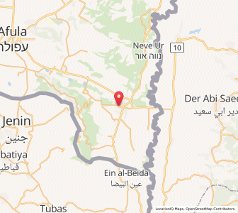 Map of Bet She’an, Northern District