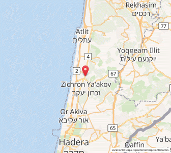 Map of El Fureidīs, Haifa