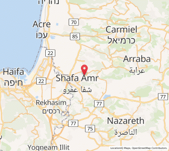 Map of I‘billīn, Northern District