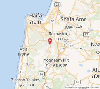 Map of ‘Isfiyā, Haifa