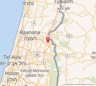 Map of Jaljūlya, Central District