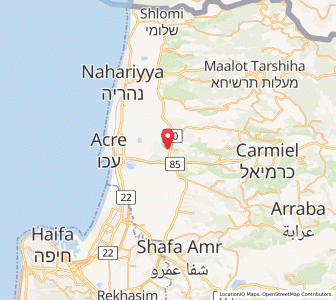 Map of Judeida Makr, Northern District