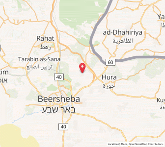 Map of Laqiyya, Southern District