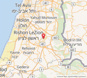 Map of Lod, Central District