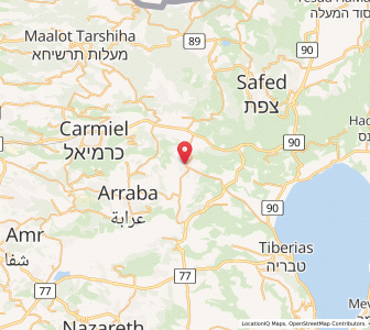 Map of Maghār, Northern District