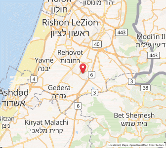 Map of Mazkeret Batya, Central District