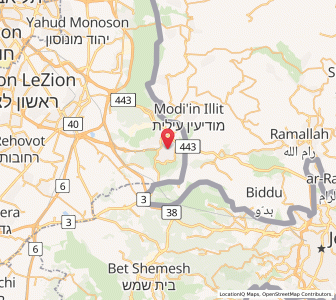 Map of Modi‘in Makkabbim Re‘ut, Central District